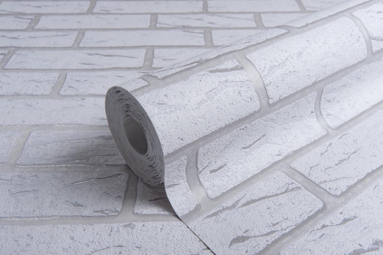 Обои флизелиновые LS Vinil Саман ДХV-1488 вспененный винил 1,06х10,05 м Серо-голубой