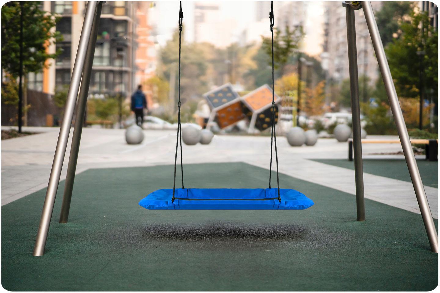 Гойдалка-гніздо прямокутна NEO-SPORT Swingo 2 110х70 см Синій (1010) - фото 6 Гойдалка-гніздо прямокутна NEO-SPORT Swingo 2 110х70 см Синій (1010) - фото 6