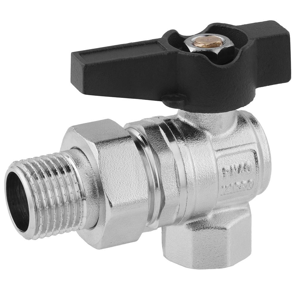Кран шаровой Karro Uno CV034682 1/2" ВЗ с американкой бабочка (252873)