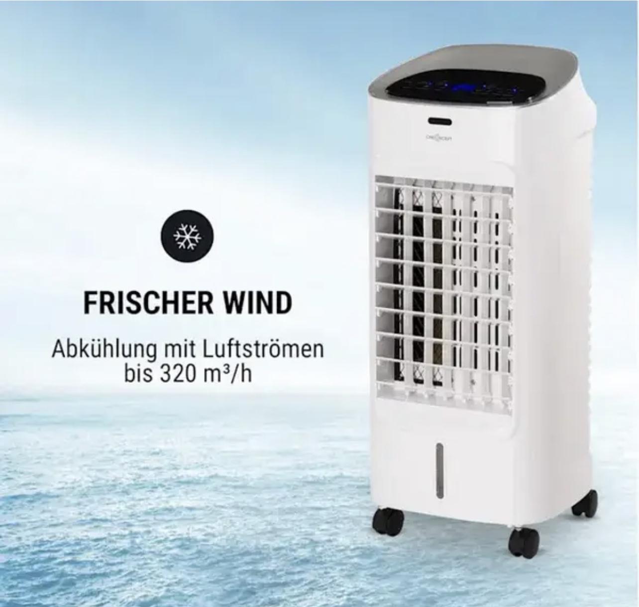 Вентилятор-охолоджувач OneConcept Coolster 4в1 з іонізацією (10032347) - фото 3 Вентилятор-охолоджувач OneConcept Coolster 4в1 з іонізацією (10032347) - фото 3