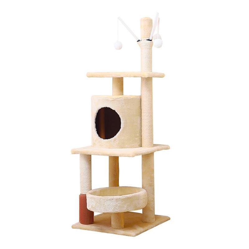 Когтеточка-лежак для кота Taotaopets Y0006 118 см с игрушками (2992329930)