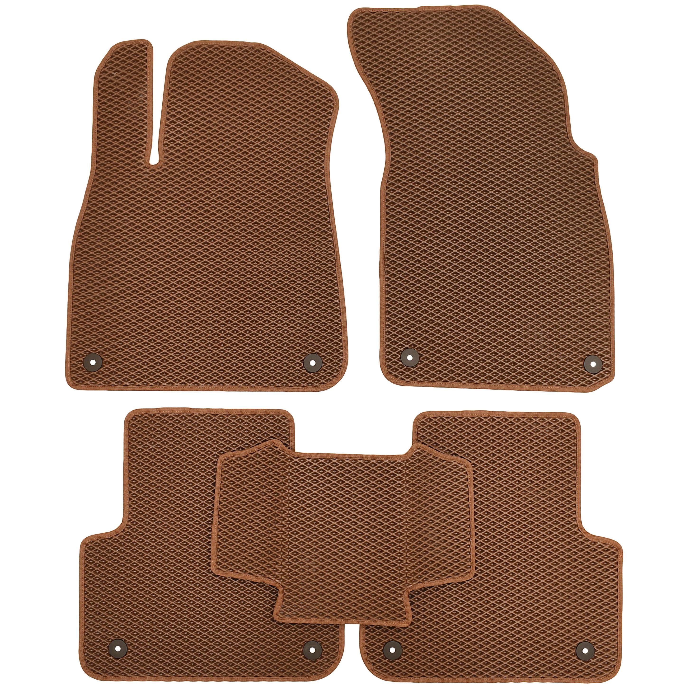 Коврики в салон для Audi Q8 '18- EVA-полимерные Коричневый (160828)