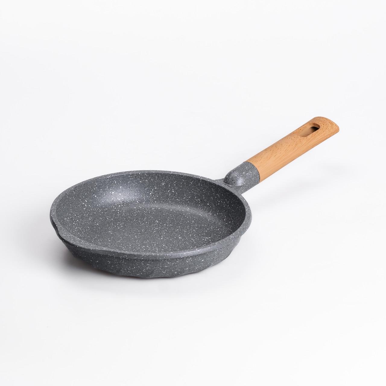 Сковорода алюминиевая MGC с мраморным антипригарным покрытием 22 см Серый (HP-4-417G)