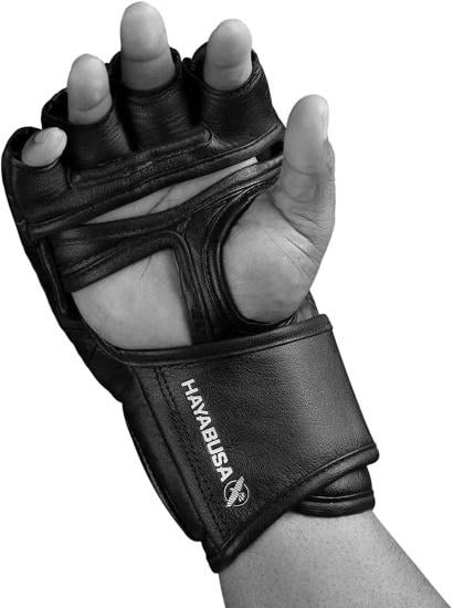 Перчатки для MMA Hayabusa T3 M 4oz Черный (HB_T3_MMA_Black_M_bes285) - фото 3