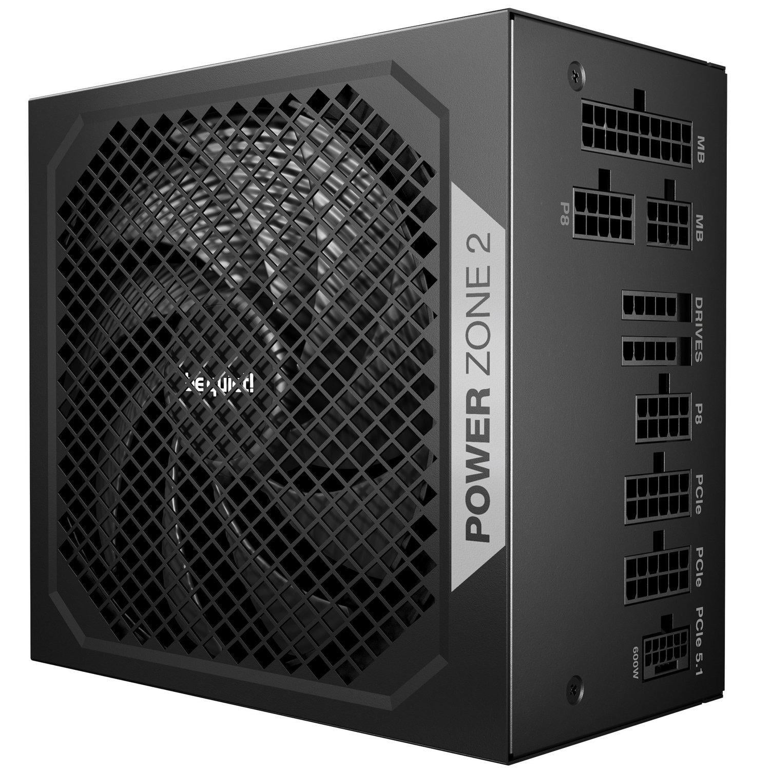 Блок питания be quiet! Power Zone 2 1000W 80 Plus Platinum с вентилятором 140 мм Black (BP008EU)