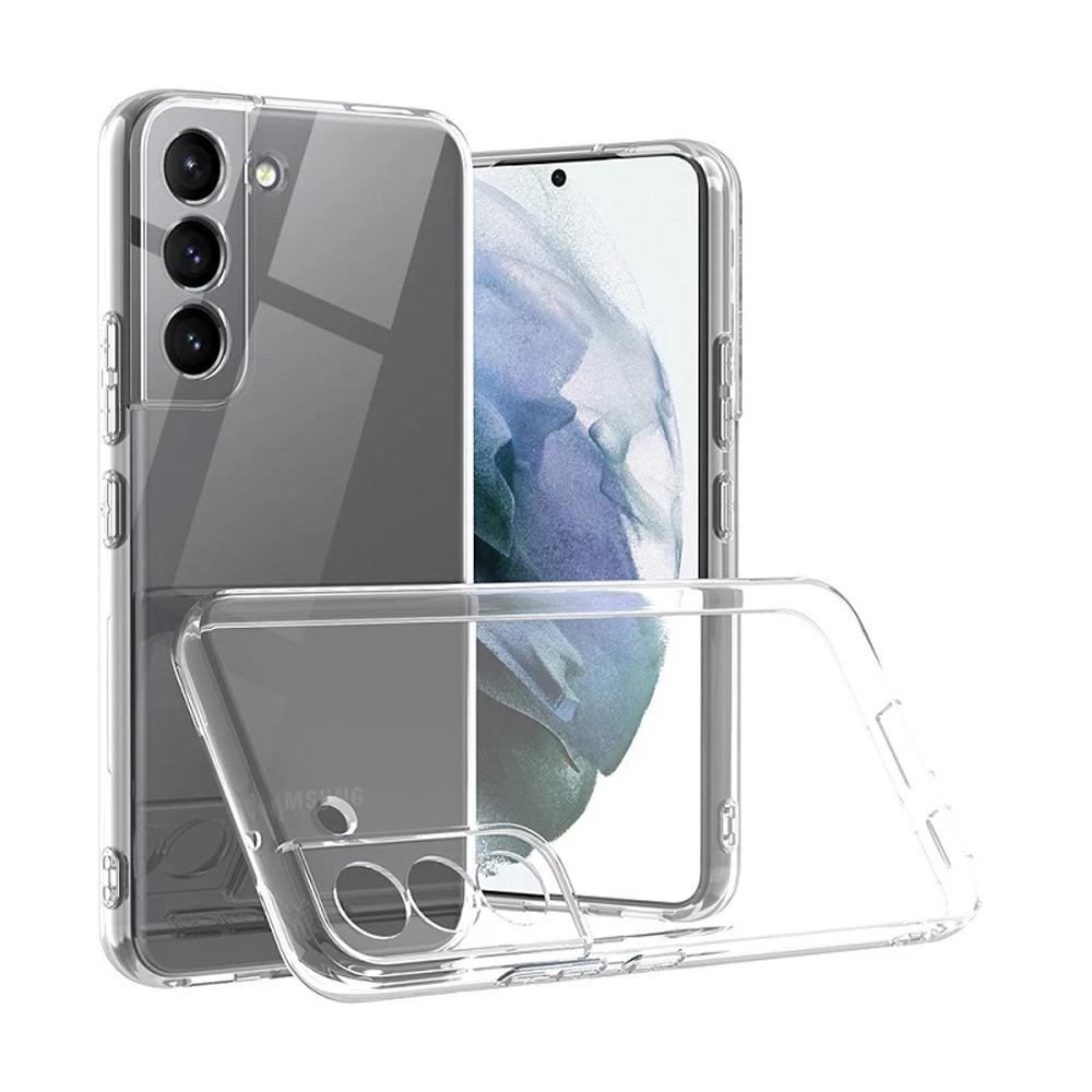 Чехол Silicone Case WS Samsung S22 Pro Прозрачный