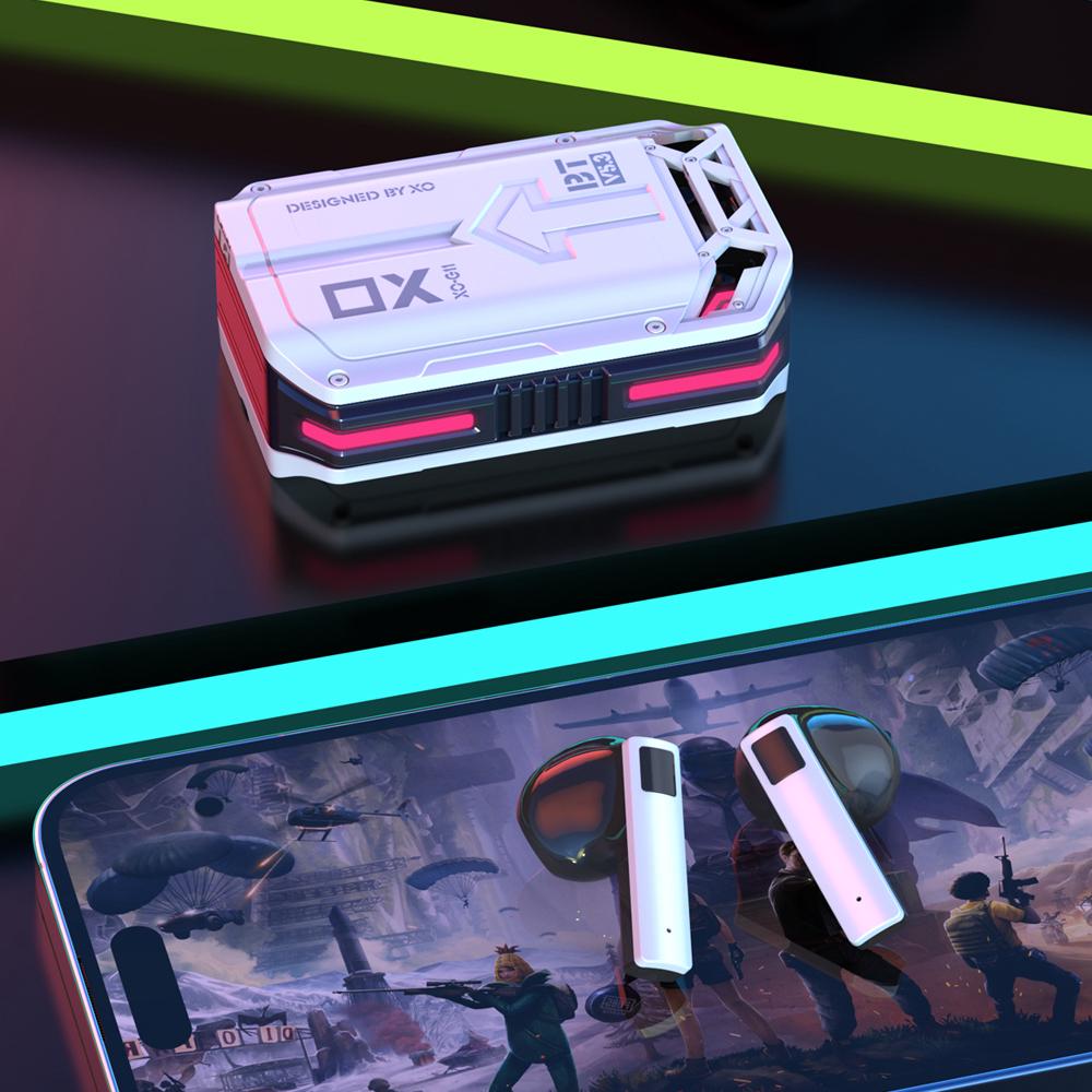 Наушники беспроводные геймерские TWS XO G11 Sword Rain Gaming Grey - фото 4