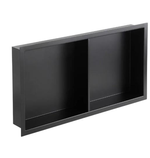 Полка-ниша для ванной комнаты MIXXUS Premium NICHE-0103 из нержавеющей стали SUS304 Black (MI6682) Полка-ниша для ванной комнаты MIXXUS Premium NICHE-0103 из нержавеющей стали SUS304 Black (MI6682)