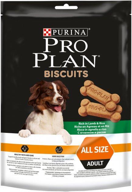 Печенье для взрослых собак Purina Pro Plan Biscuits с ягненком и рисом 400 г 7 шт.