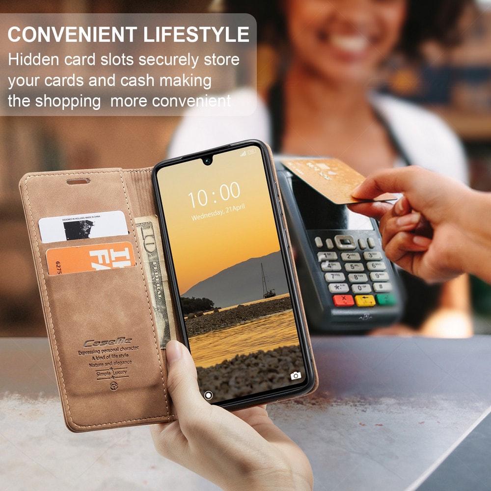 Чехол книжка с магнитом Xiaomi Poco C65 CaseMe Brown (35389-30) - фото 7 Чехол книжка с магнитом Xiaomi Poco C65 CaseMe Brown (35389-30) - фото 7