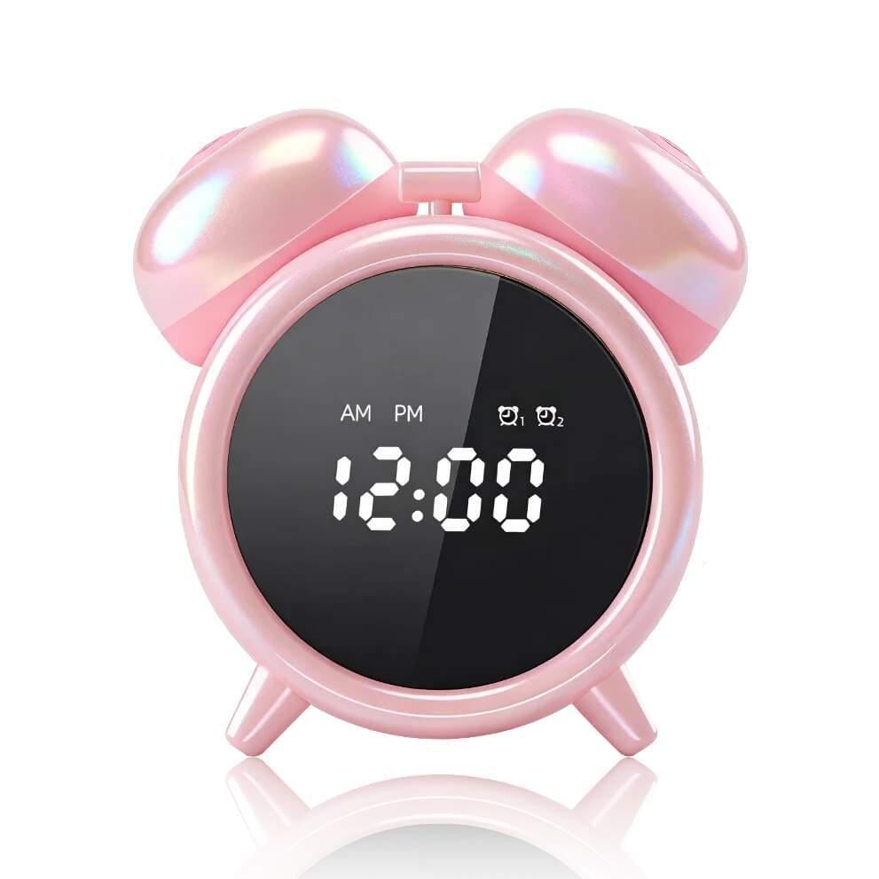 Вибратор-будильник BeYourLover Clock с вакуумом и приложением Розовый (38191218)