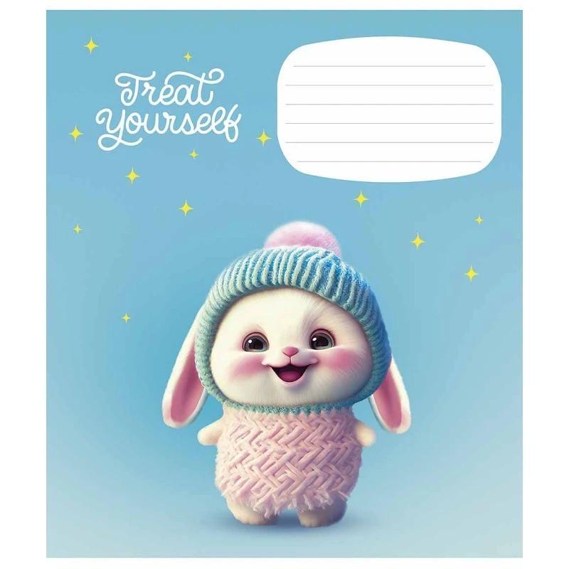 Зошит учнівський "Cute little animals" 012-3333K-1 в клітинку 12 аркушів