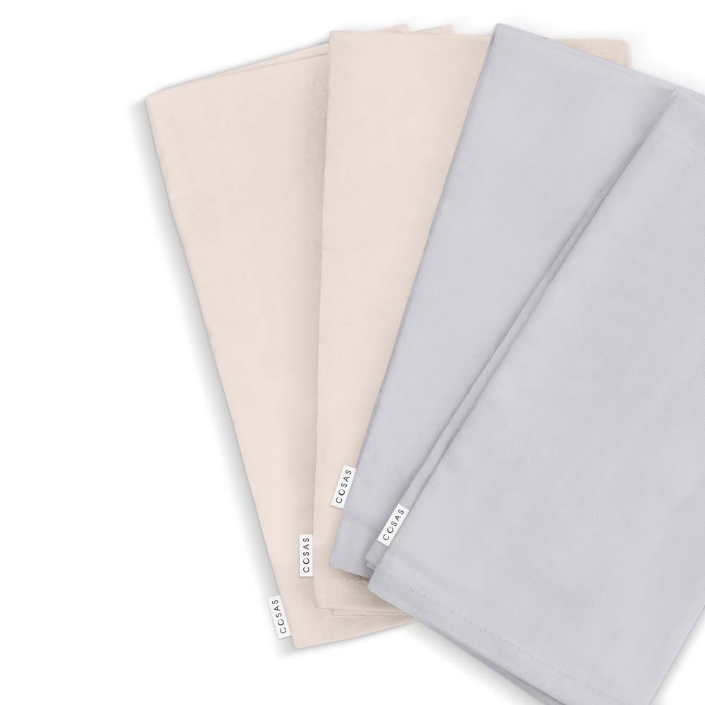 Набор салфеток Cosas 30х30 см 4 шт. Rose/Grey (4822052067307)