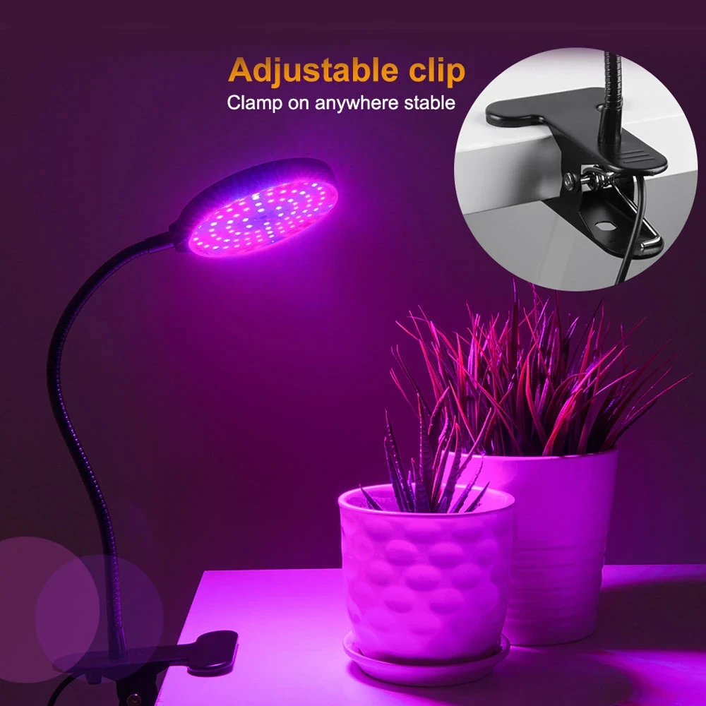 Фитолампа полного спектра для домашних растений с таймером - фото 3 Фитолампа полного спектра для домашних растений с таймером - фото 3