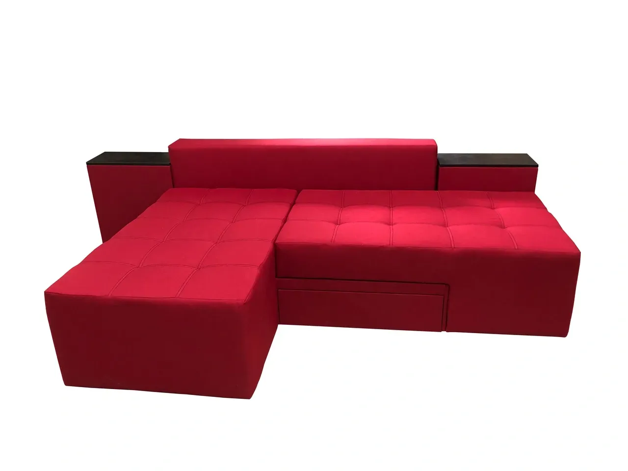 Диван трансформер Домино 270х105 см Красный (29557856) - фото 6 Диван трансформер Домино 270х105 см Красный (29557856) - фото 6