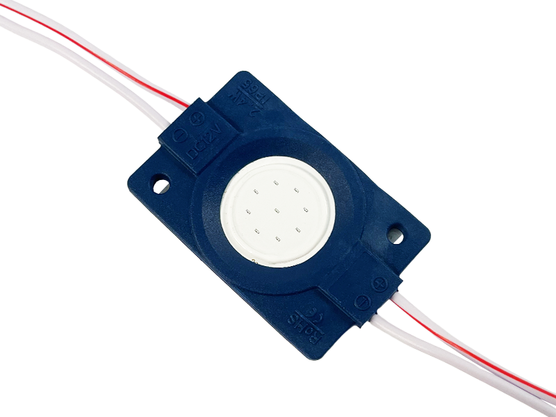 Светодиодный модуль COB LED 12В 2.4Вт IP65 синий (2816)