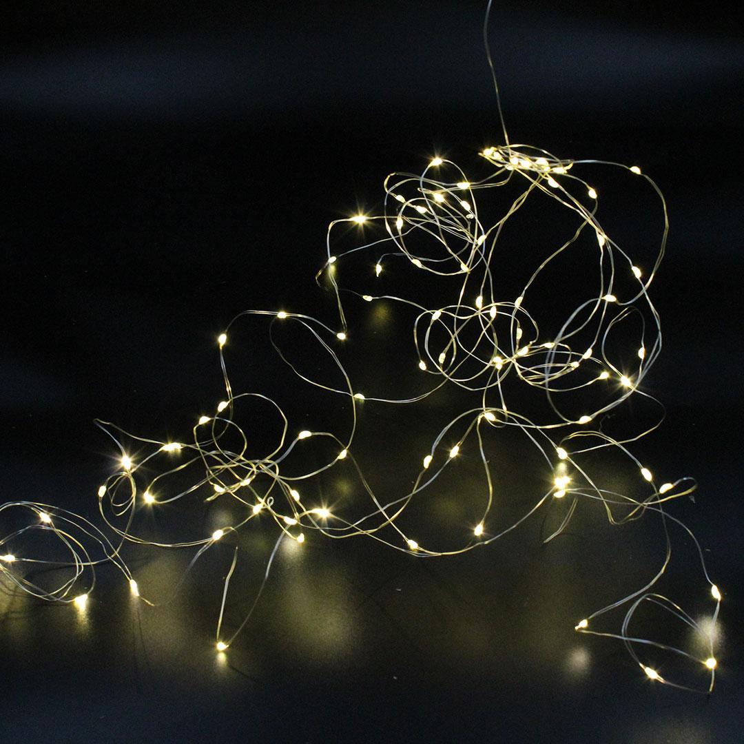 Гирлянда светодиодная Xmas 100 Led WW 10 м 220V теплый Белый (CK2) Гирлянда светодиодная Xmas 100 Led WW 10 м 220V теплый Белый (CK2)