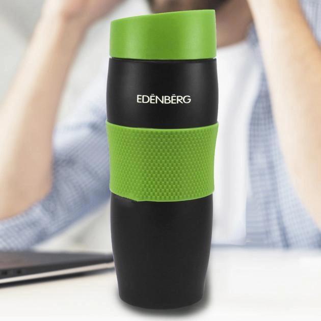 Термокухоль вакуумний Edenberg EB-622 з нержавіючої сталі 380 мл Зелений (2530558908) - фото 4 Термокухоль вакуумний Edenberg EB-622 з нержавіючої сталі 380 мл Зелений (2530558908) - фото 4