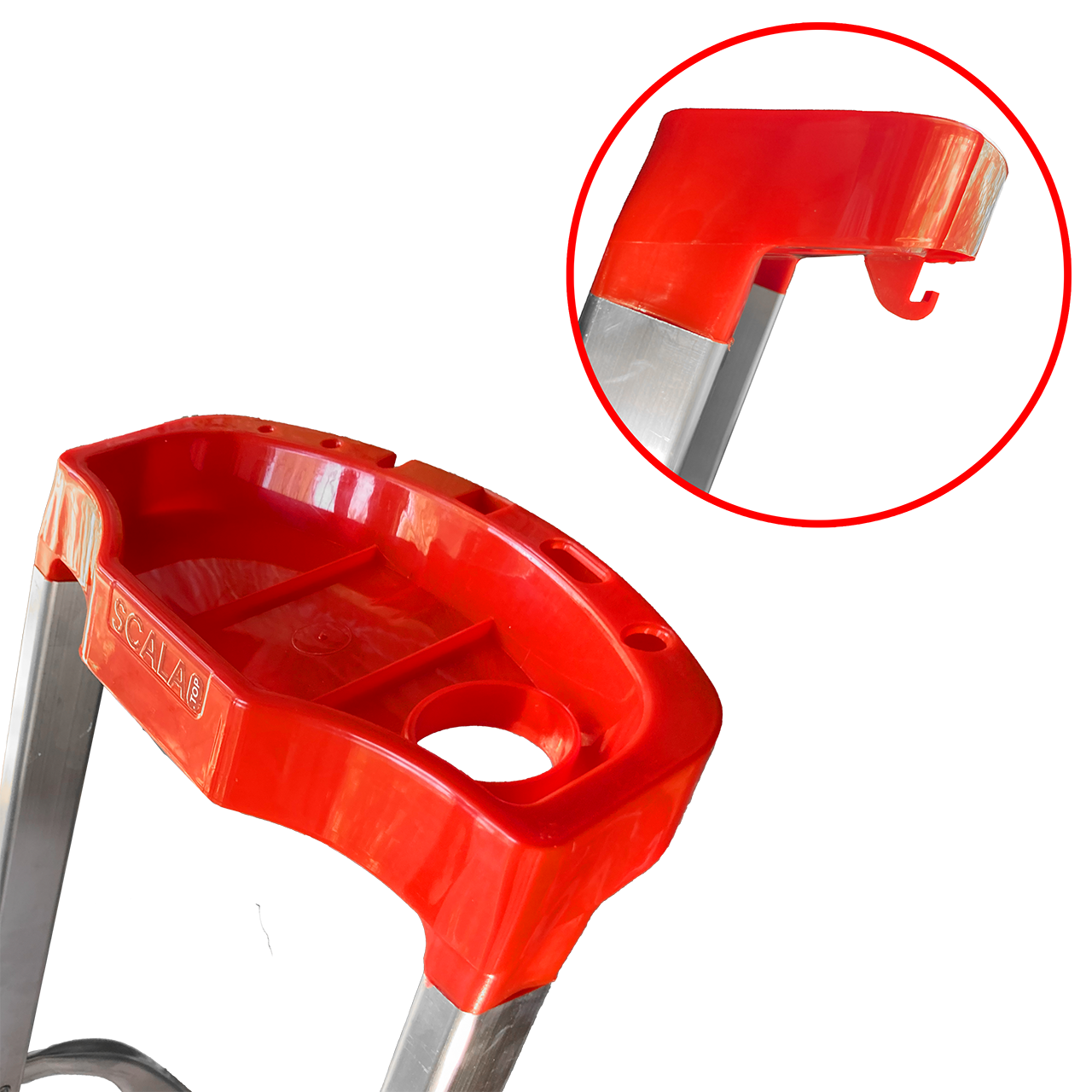 Лестница алюминиевая SCALA.TOP 6 ступеней QUICKSTEP+ (98-2106) - фото 3 Лестница алюминиевая SCALA.TOP 6 ступеней QUICKSTEP+ (98-2106) - фото 3