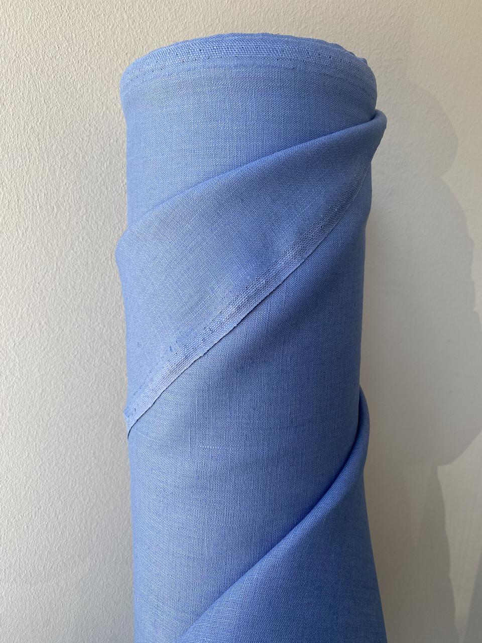 Ткань костюмная LINEN PLUS 100% лен 143 см 365 Синий - фото 8 Ткань костюмная LINEN PLUS 100% лен 143 см 365 Синий - фото 8