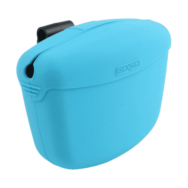 Контейнер для лакомств Dexas с клипсой на пояс Голубой (dx307424) - фото 1