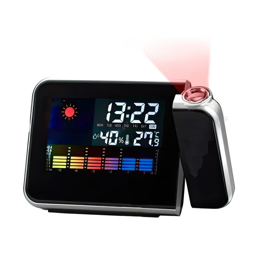 Метеостанция Color Screen Calendar 8190 с часами Черный (1000563-Black-AAA)