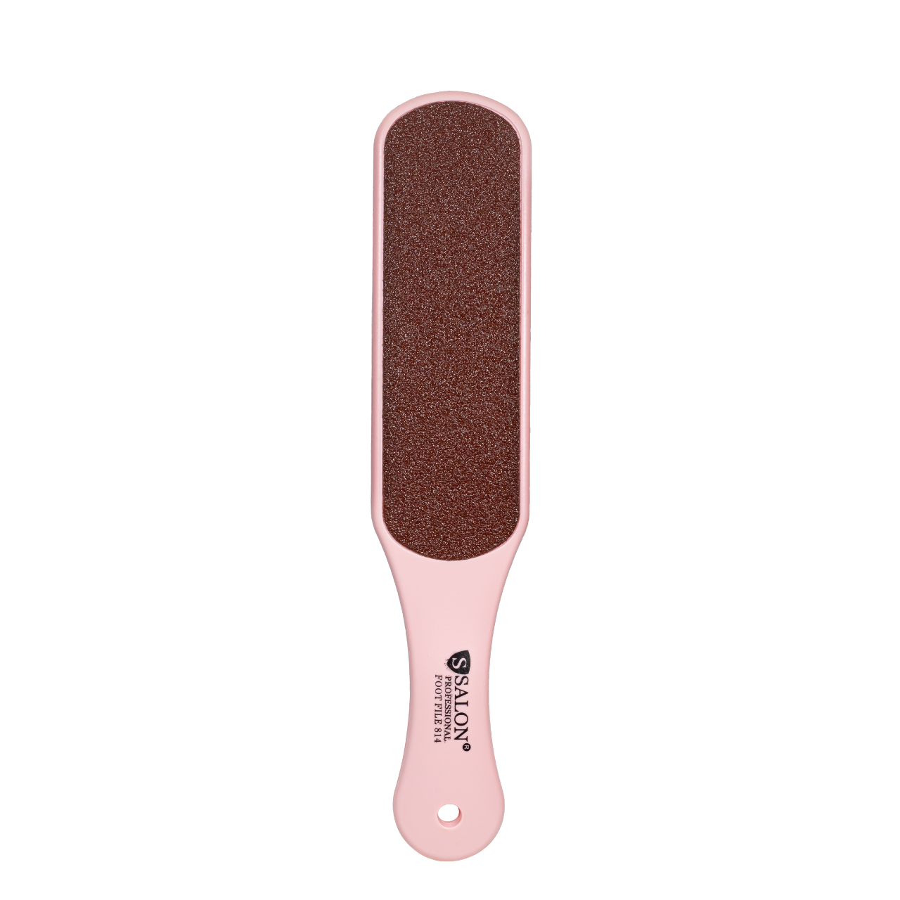 Тертка для п'ят двостороння абразивна Salon Professional 814 Рожевий