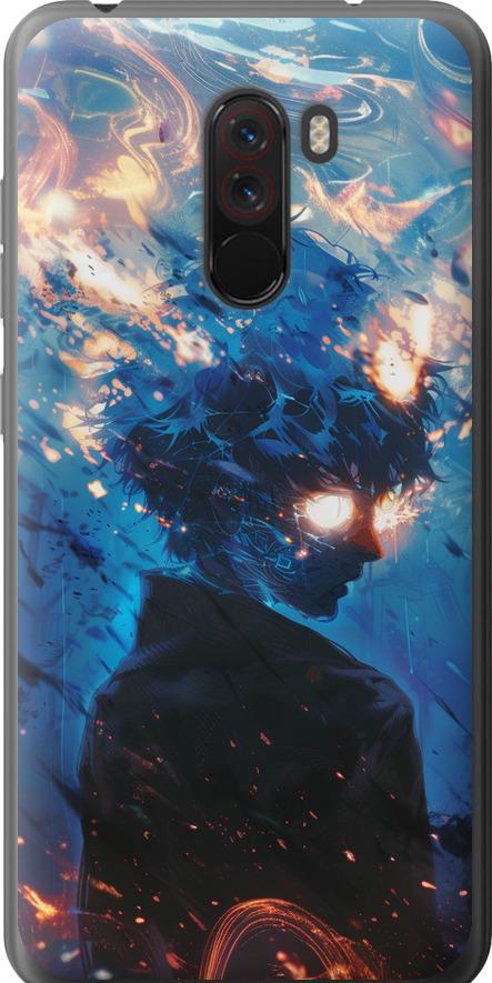 Чехол на Xiaomi Pocophone F1 Сатору Годжо (6129t-1556-42517)