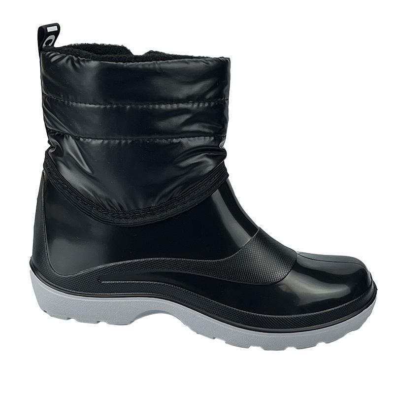 Сапоги женские резиновые утепленные 703-1 p. 36 22,5-23 см Черный (92384270) - фото 3 Сапоги женские резиновые утепленные 703-1 p. 36 22,5-23 см Черный (92384270) - фото 3