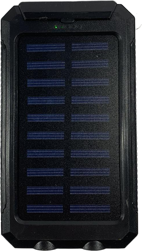Внешний аккумулятор Solar Charger 20000 mAh с солнечной панелью и фонарем (8914112)