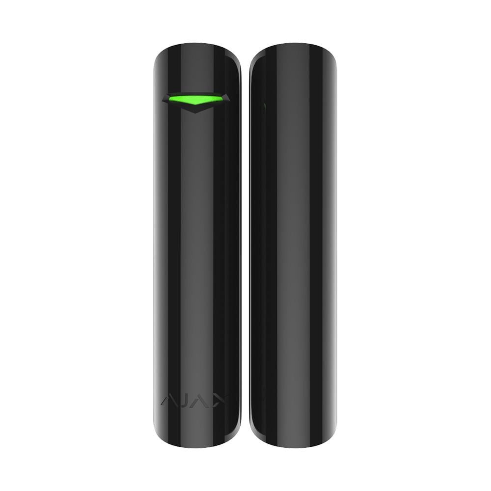 Датчик открытия с сенсором удара и наклона AJAX DoorProtect Plus беспроводной Черный (3527)