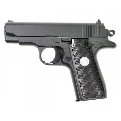 Пистолет детский металлический на пульках игровой FN Browning High Power 6 мм Черный (25661394)