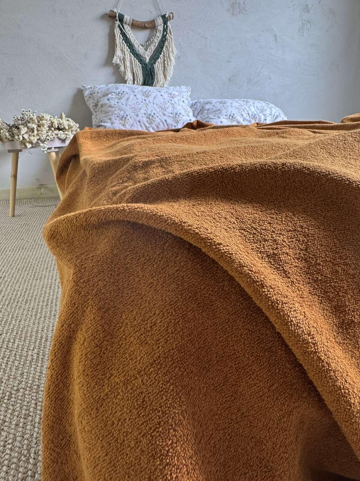 Простынь-покрывало махровое ZEINTEX MADEIRA охры хлопковое 150х220 см (26989505) - фото 6 Простынь-покрывало махровое ZEINTEX MADEIRA охры хлопковое 150х220 см (26989505) - фото 6