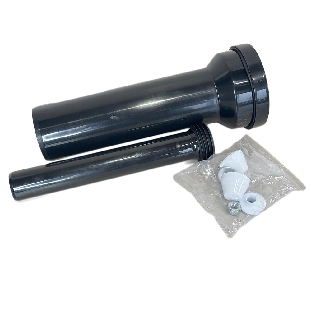 Комплект патрубков Sanpreis для подвесного унитаза Ø 90х350/45х310 мм Черный - фото 2