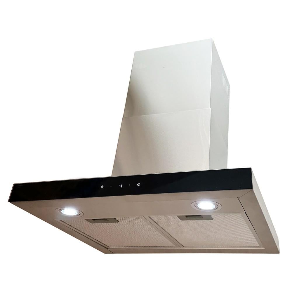 Витяжка Luxor Bella F 60 ix 1450 LED + 4 швидкості фільтрами захисту двигуна 2 шт. Чорний/Нержавіюча сталь (26529937) - фото 4 Витяжка Luxor Bella F 60 ix 1450 LED + 4 швидкості фільтрами захисту двигуна 2 шт. Чорний/Нержавіюча сталь (26529937) - фото 4