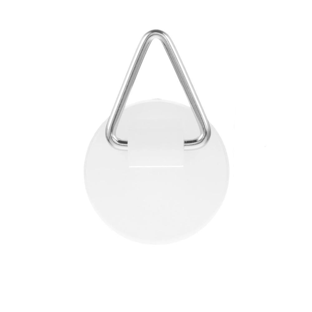 Крючок-подвеска круглый с клейкой основой для крепления декоративных тарелок/картин на стену Белый (3000003869)