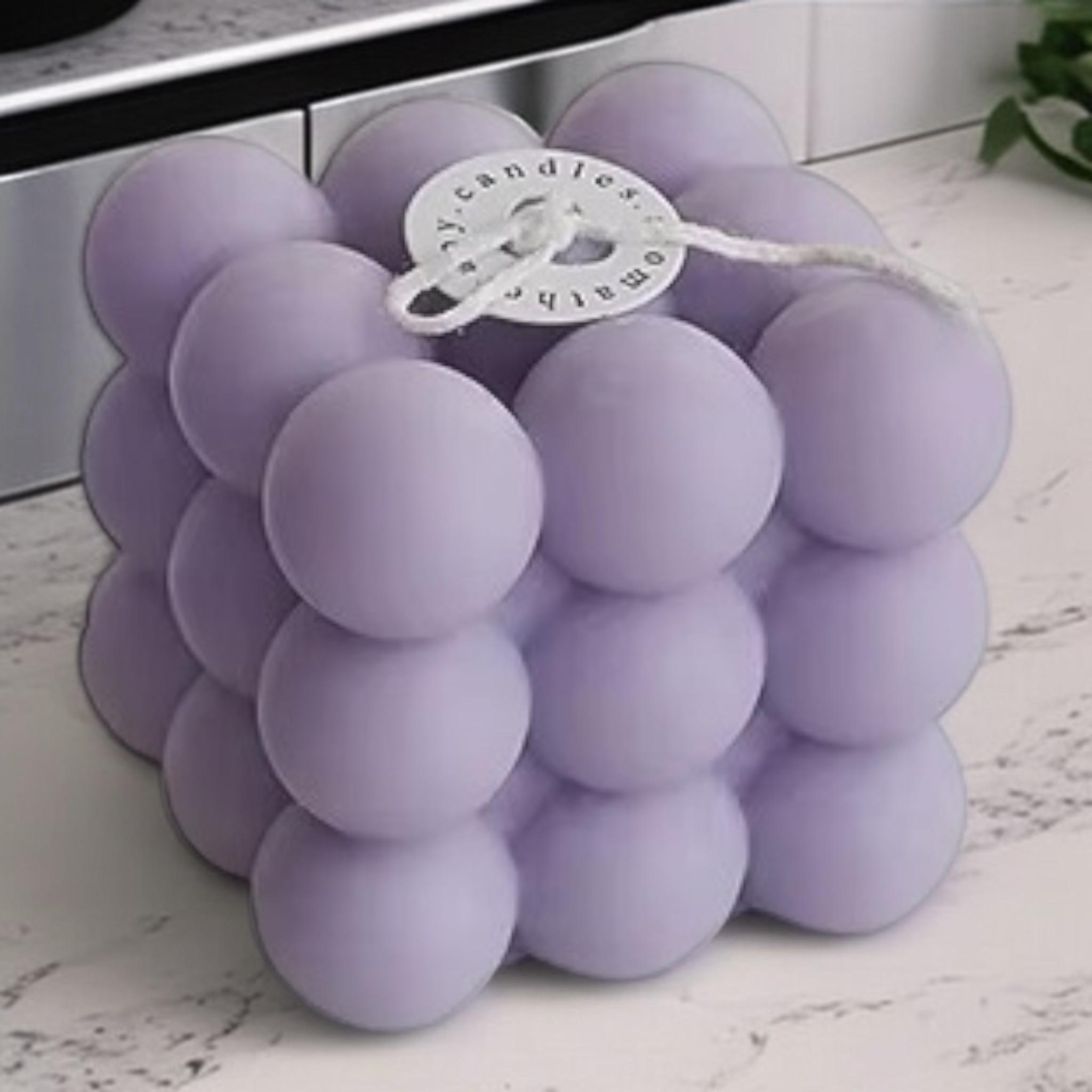 Свеча пузырьково-кубическая Du Song Фиолетовый (00015) - фото 1