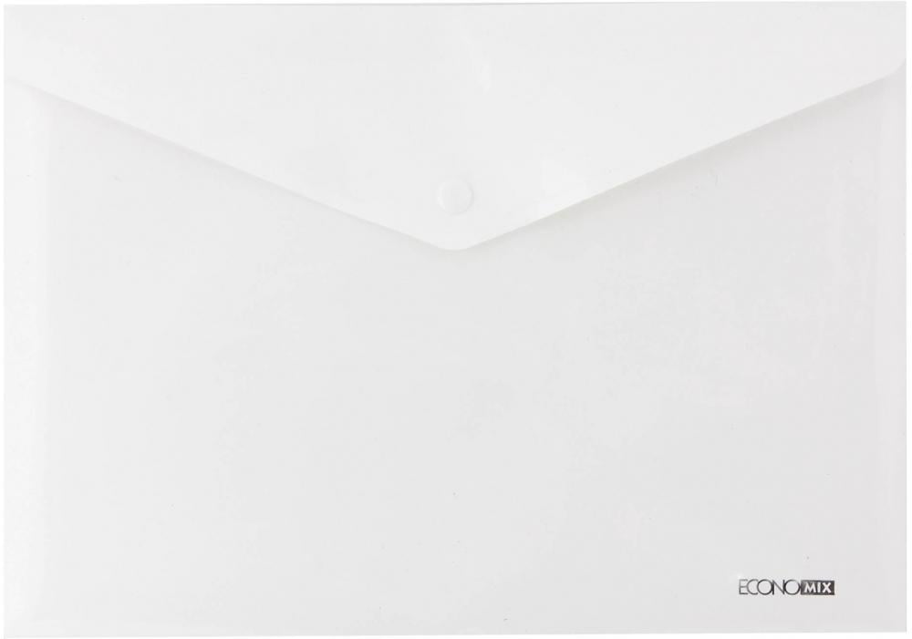 Папка-конверт Economix на кнопке A5 Белый (E31316s-14)