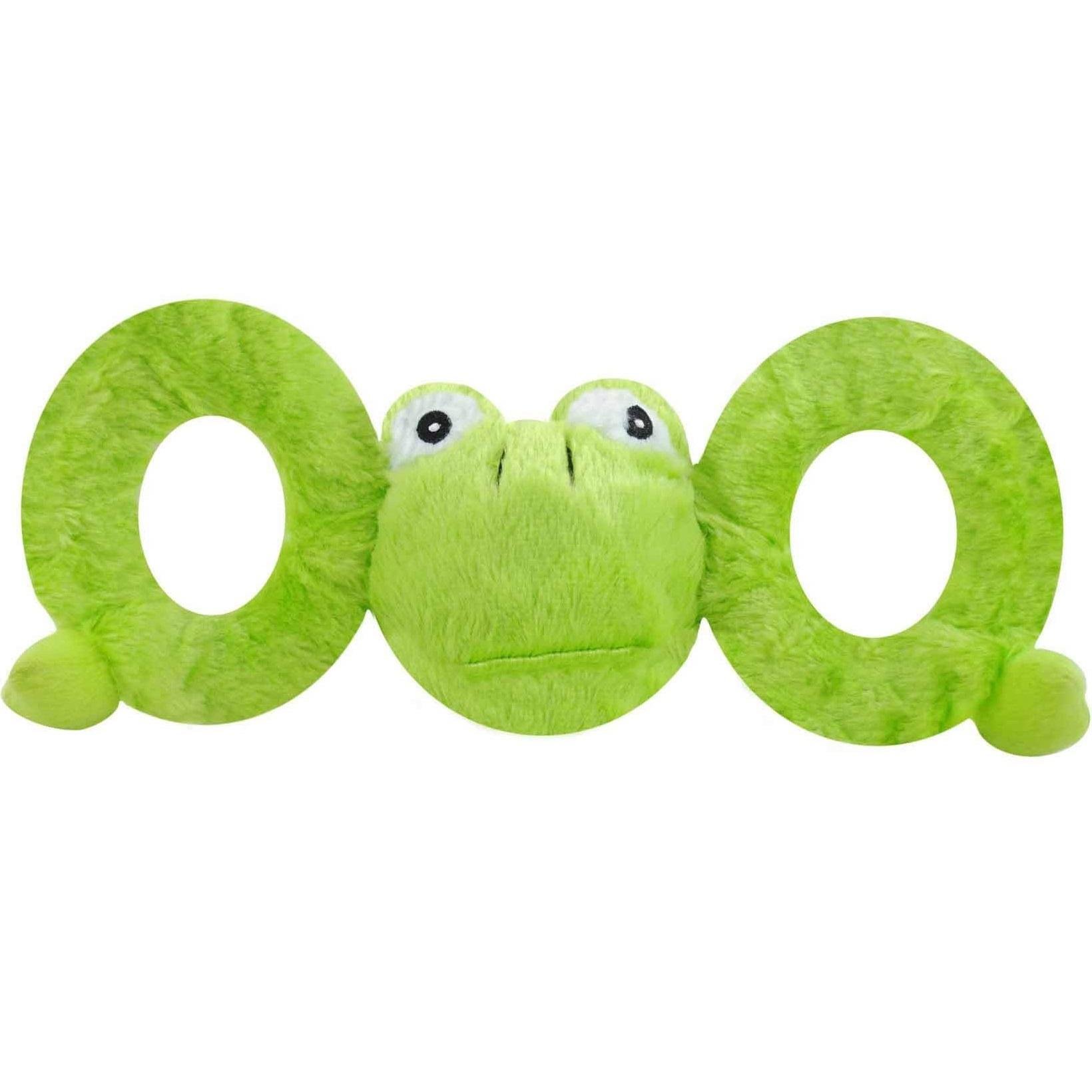 Игрушка-пищалка для собак JOLLY PETS Tug-a-Mal лягушонок 27-30 см (JTA23)