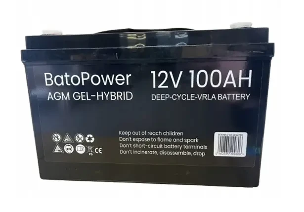 Аккумулятор для ИБП BatoPower AGM-GEL12-100 12 V 100 Ah Deep Cycle (2902237982)