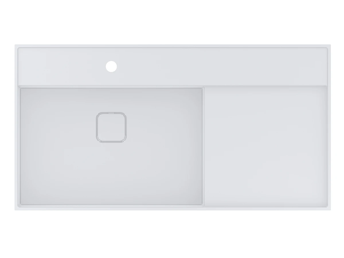 Умывальник накладной Miraggio Soul прямоугольный 1000x525 мм Белый (MG-0000238)