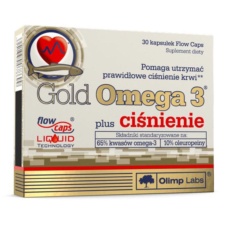 Рыбий жир Olimp Gold Omega 3 Plus Pressure 30 капс. (19403-01)