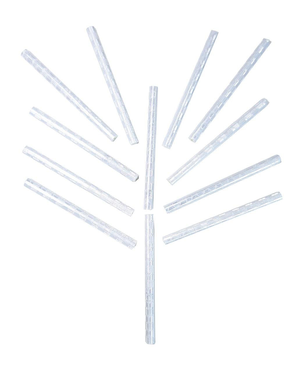 Світловідбивачі на шпиці колеса велосипеда 12 шт. Білий (G00010407)