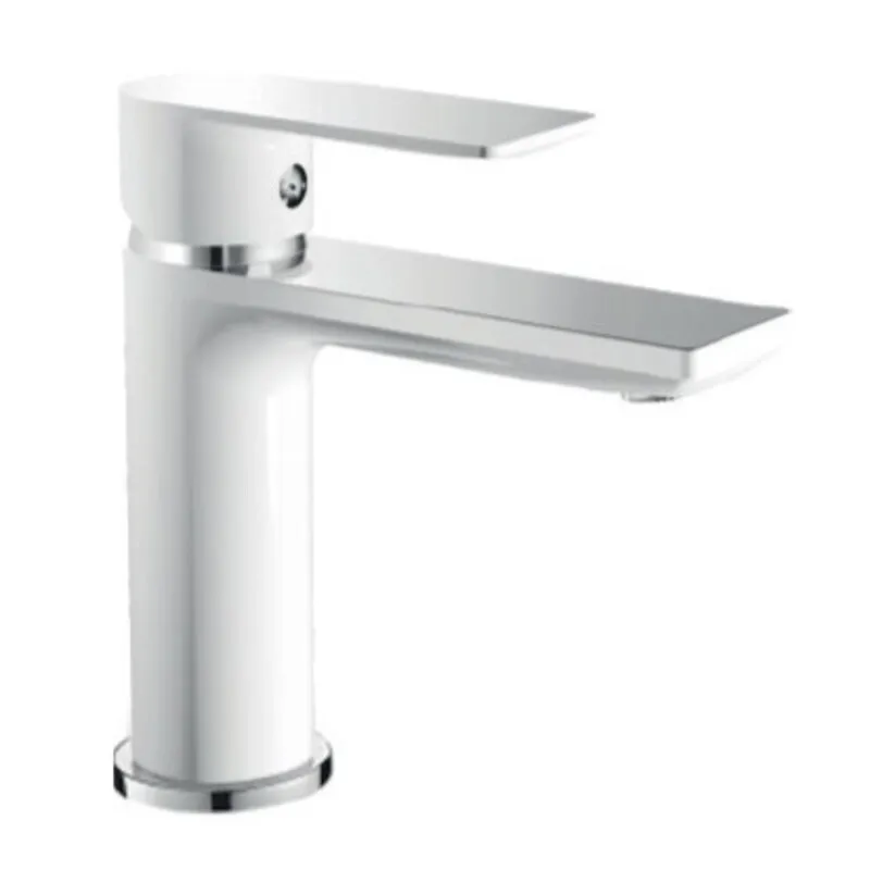 Смеситель для умывальника Haiba ALEX 001 White/Chrome (HB9562)