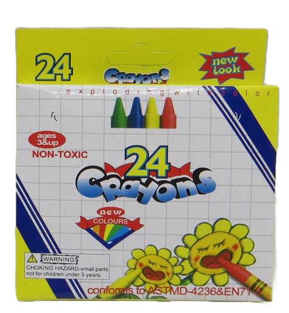 Олівці воскові 24 кольори (MTT-186610)