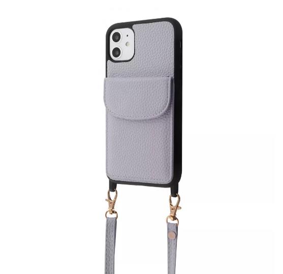 Чехол-накладка для телефона WAVE Leather Pocket Case - iPhone 11  light purple (460130008)