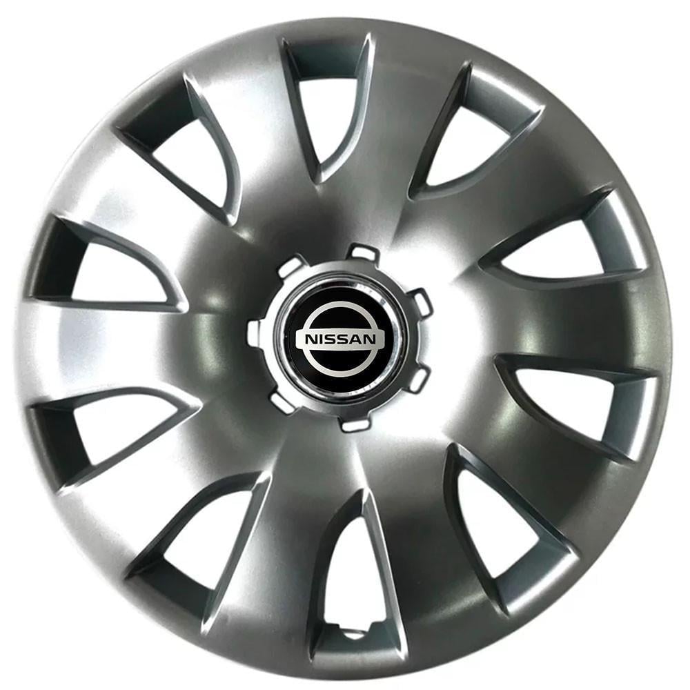 Колпаки SJS R16 с логотипом Nissan 425 4 шт. Серебристый (2654555167)