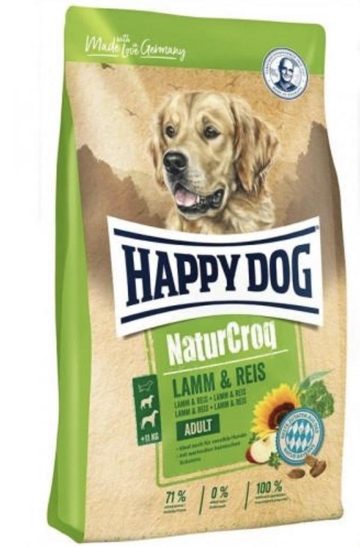 Корм сухой для собак Happy Dog Хэппи Дог Naturcroq Lamm&Reis с чувствительным пищеварением с ягненком и рисом 4 кг (60528)