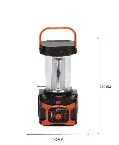 Фонарь DAT AT-9016B/3 LED лампы/солнечная панель/FM/Bluetooth 9000 mAh (23450300) - фото 3 Фонарь DAT AT-9016B/3 LED лампы/солнечная панель/FM/Bluetooth 9000 mAh (23450300) - фото 3