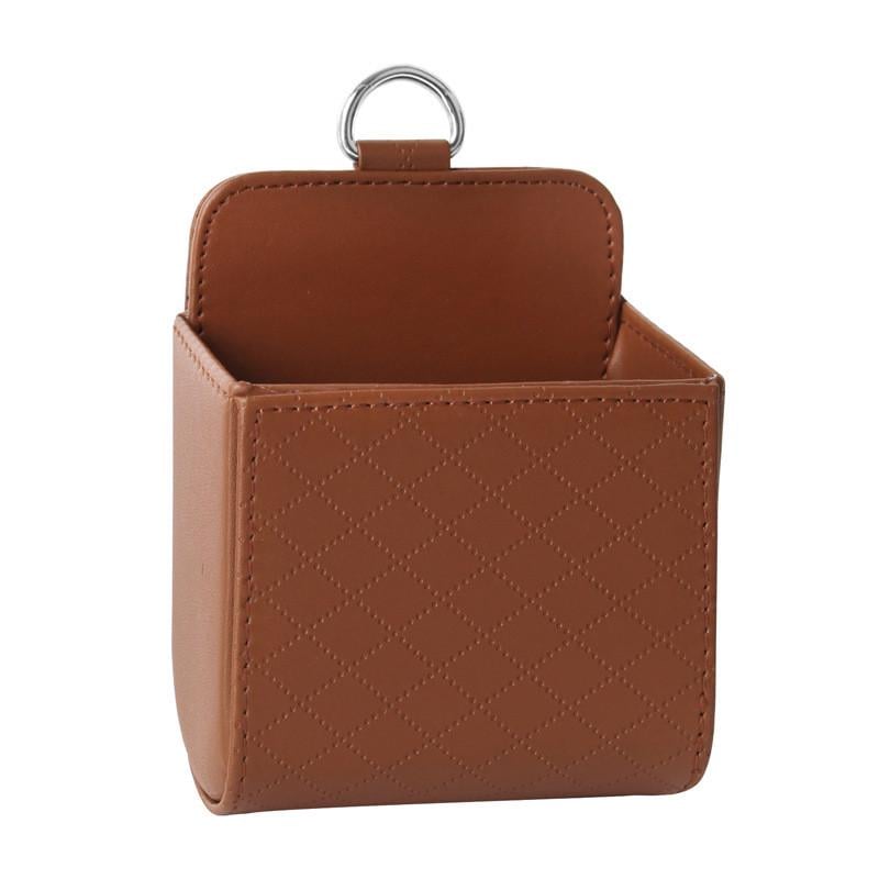 Органайзер кишеня AIWA для телефону в салон автомобіля Коричневий (02717)